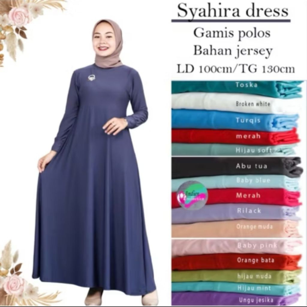 [ PROMO  ] GROSIR GAMIS JERSEY POLOS WARNA ABU SMA // GAMIS JERSEY POLOS PREMIUM ORIGINAL BAHAN JERS