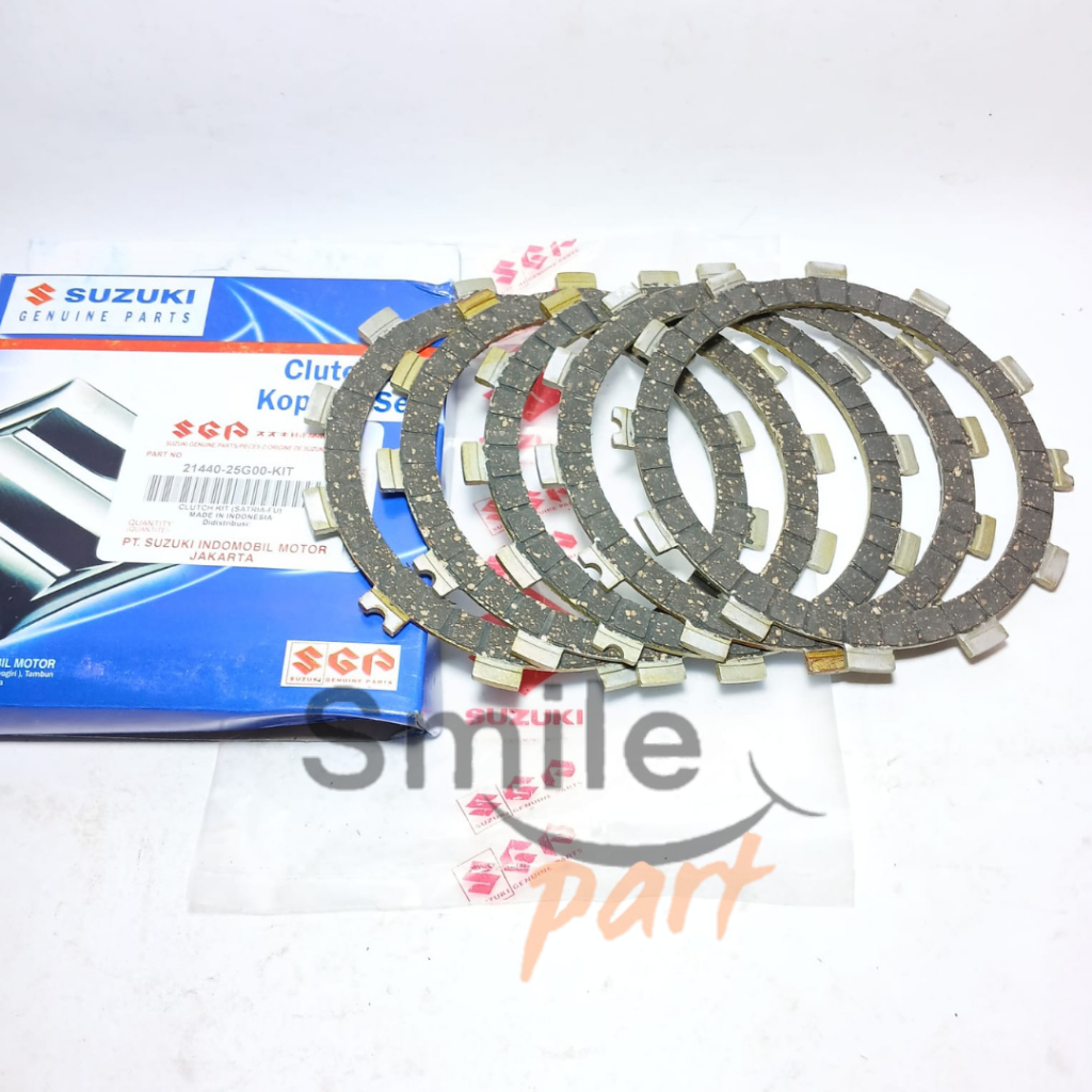 GROSIR 5 SET Plat kopling Kampas Kopling Satria Fu 150 Karbu Suzuki Pelat Gesek Friction Satria F150
