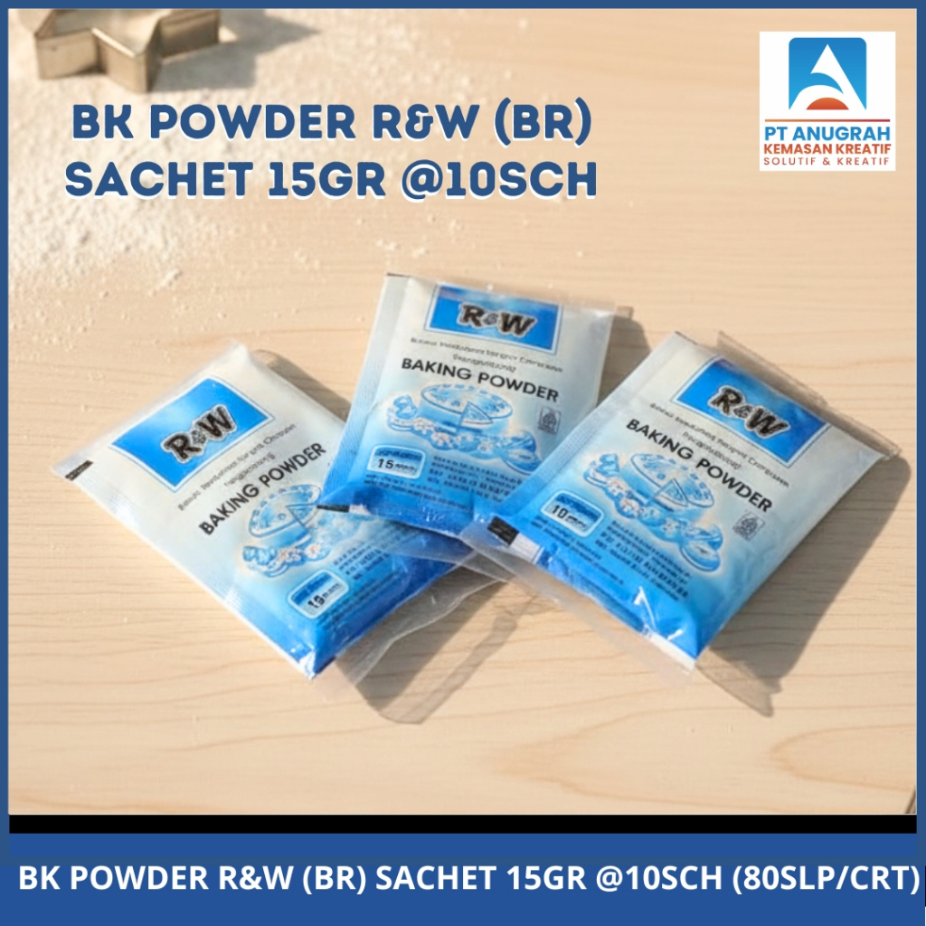 Rajawali Baking Powder 15gr Double Acting / Baking Powder Pengembang Kue R&W RW isi 10 Pcs Perslop