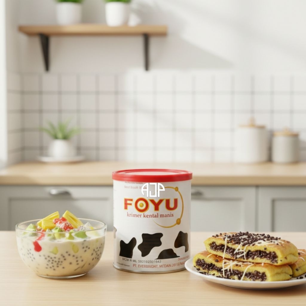 FOYU Susu Kental Manis Putih | Kemasan Kaleng 1 Kg