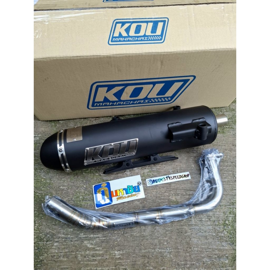 Knalpot KOU Mahachai PCX Lokal 150/160 Original Thailand