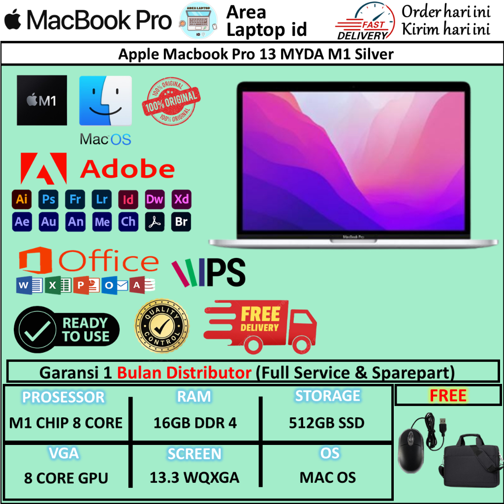 APPLE MACBOOK PRO 13 MYDA2 M1
