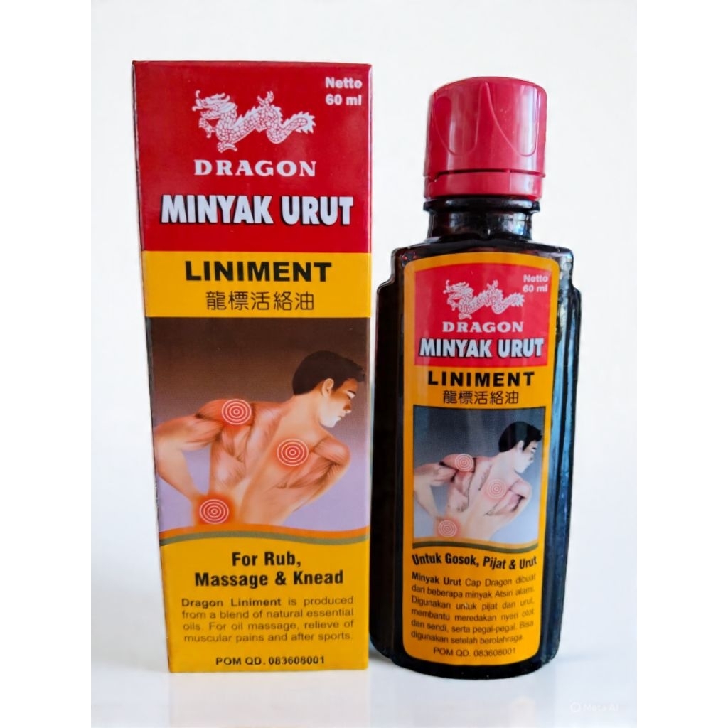 DRAGON MINYAK URUT 60ML | MINYAK URUT MINYAK PIJAT