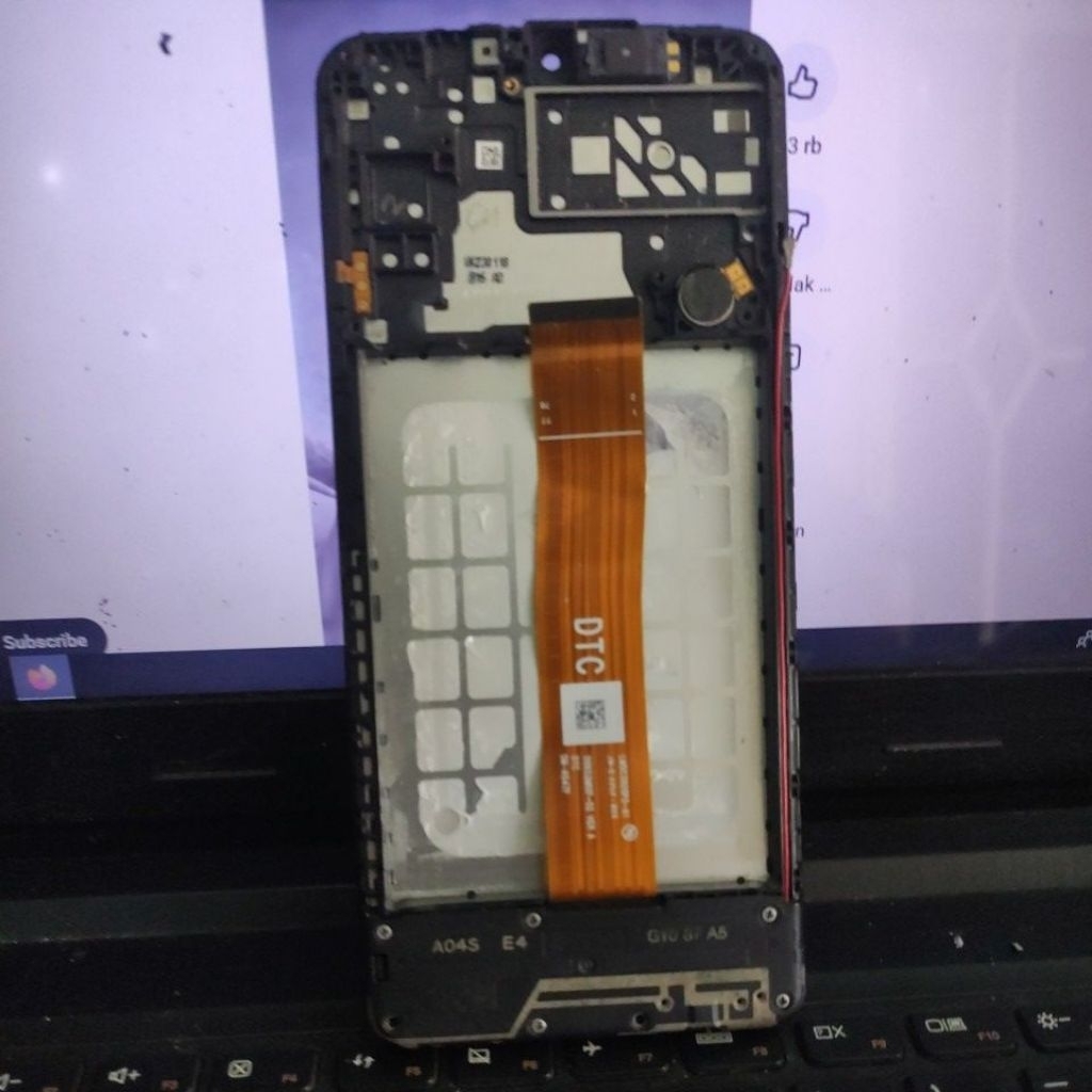 Lcd Samsung a04s plus frame original copotan
