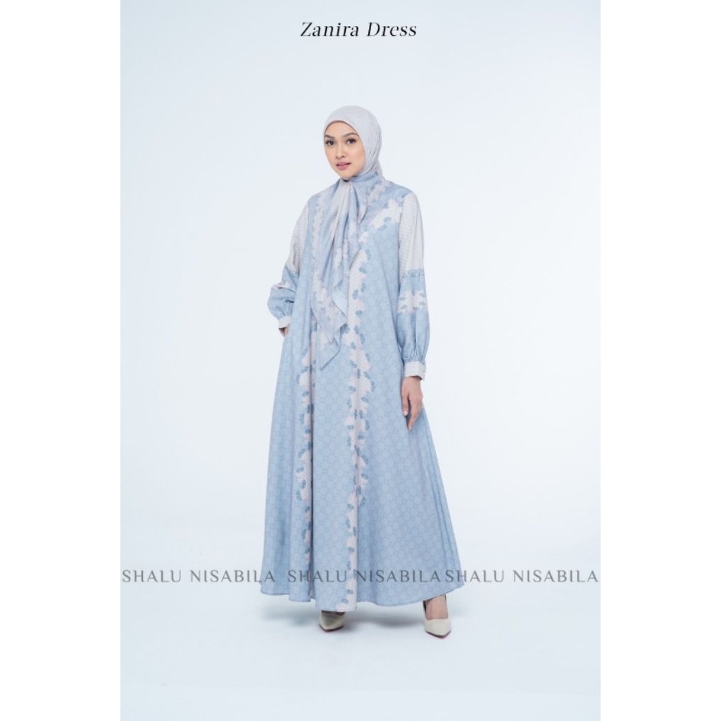SHALU NISABILA/Zanira dress by Shalu nisabila/Dress only/Dress terbaru/Dress elegant