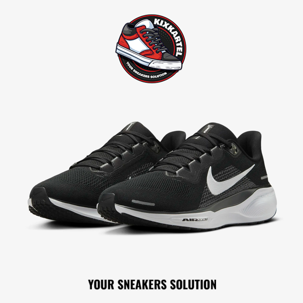Sepatu Nike Air Zoom Pegasus 41 Blackwhite Black White Sneakers Authentic