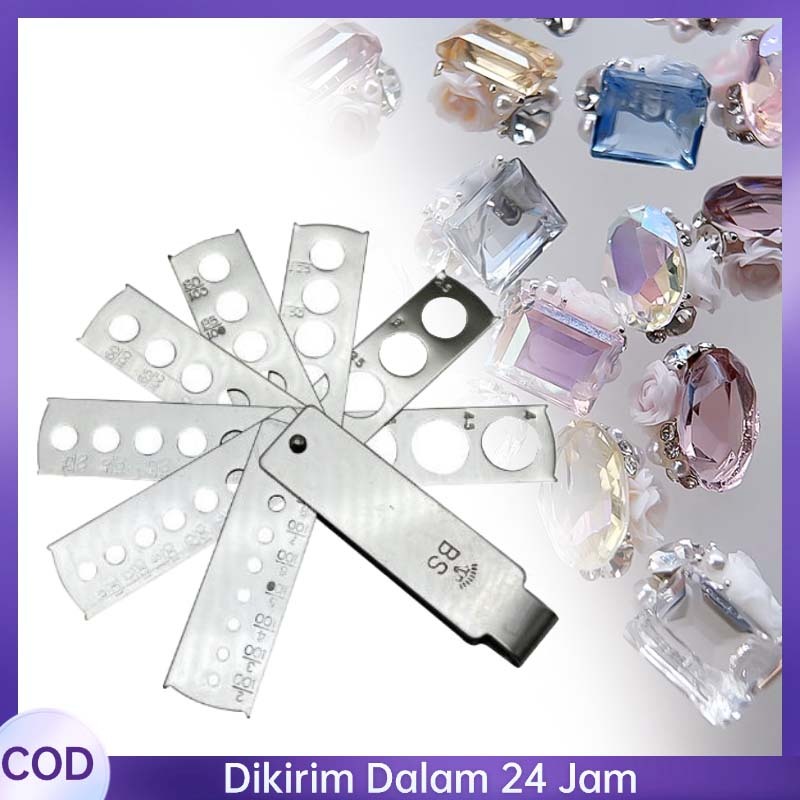 1set Alat Pengukur Batu Permata Sektor Alat Ukur Kekerasan Batu Permata Multifungsi Alat Tes Berlian