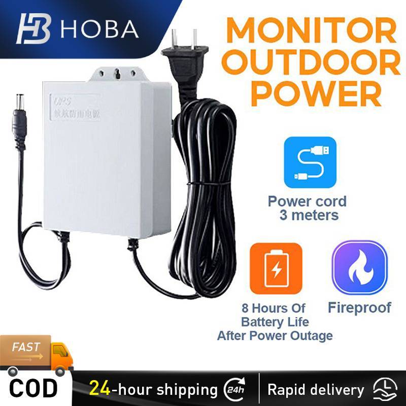 NEW Type USB UPS Mini wifi 5V 2A daptor Power CCTV 3350mAh Mini UPS Untuk IP Camera System Baterai u