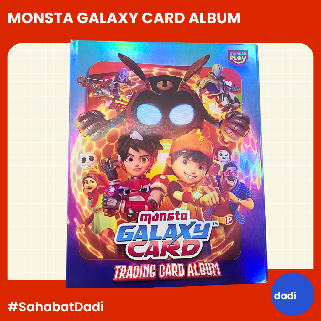 Dadi - BoBoiBoy Monsta Trading Album - Hobi Koleksi/Album Foto
