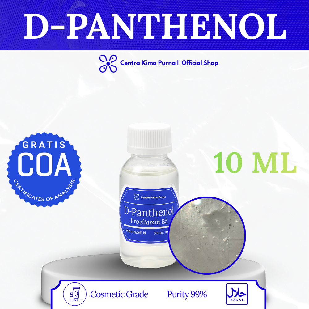 D-Panthenol / ProVitamin B5 / Liquid Cairan - 10 ML | Cosmetic Grade