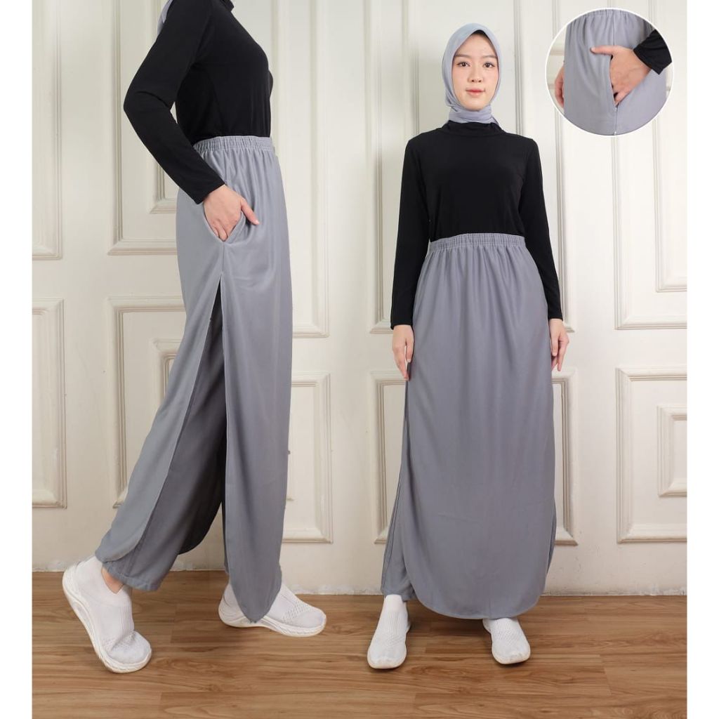 ROCELA ( ROK CELANA ) MUSLIMAH SYAR'I BAHAN LOTTO SUPERR TEBAL DAN LEMBUT