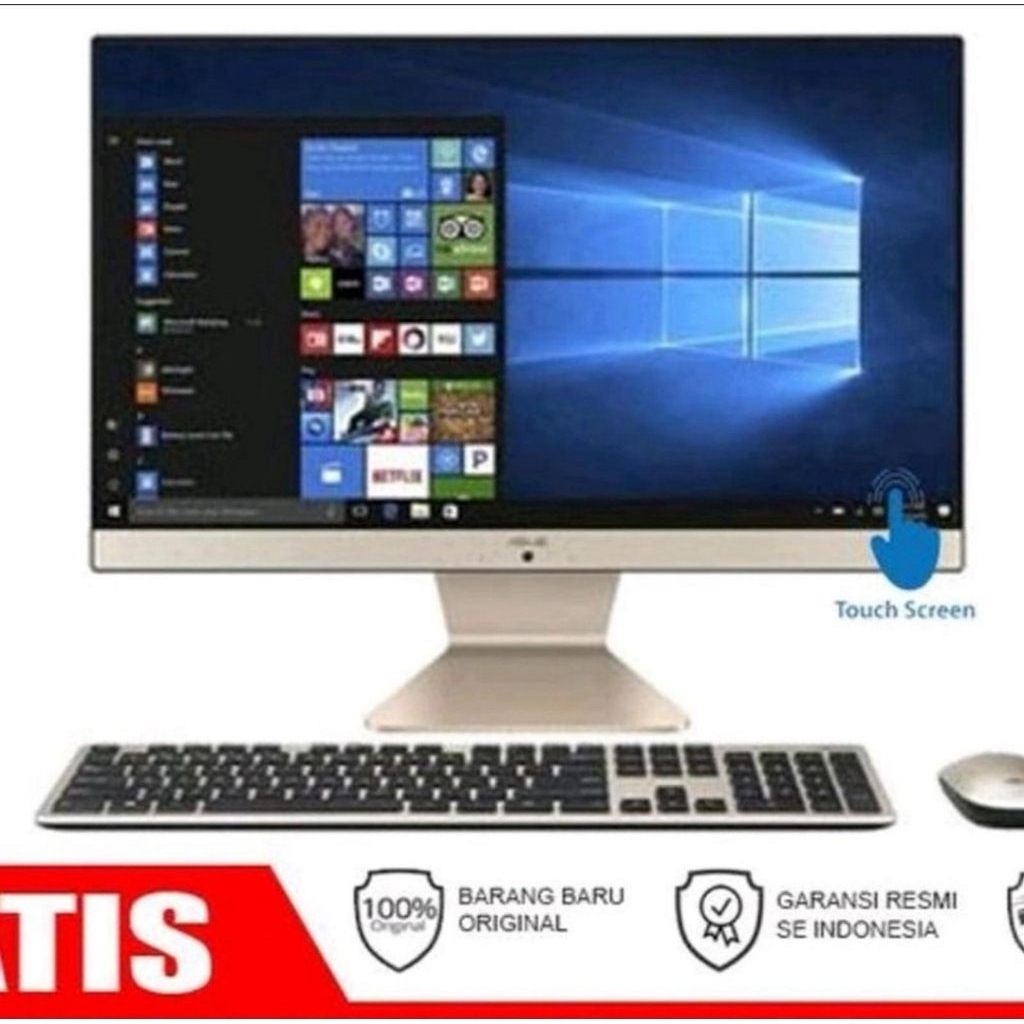 PC AIO Asus V241EAT Intel Core i5-1135G7 RAM 4GB SSD 256GB Windows touchscreen