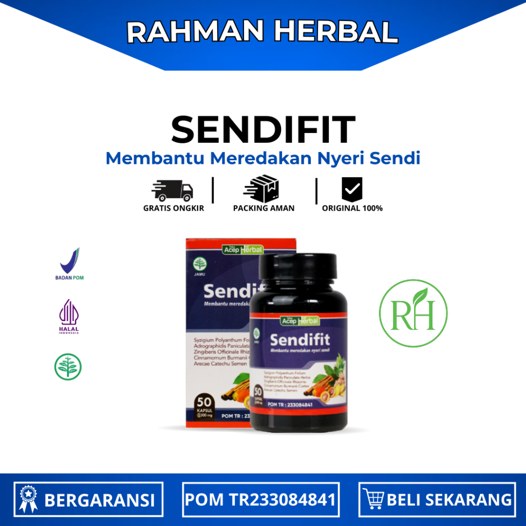 Sendifit - Obat Herbal Untuk Peradangan Sendi, Sendi Bengkak, Sendi Kaku, Nyeri Sendi
