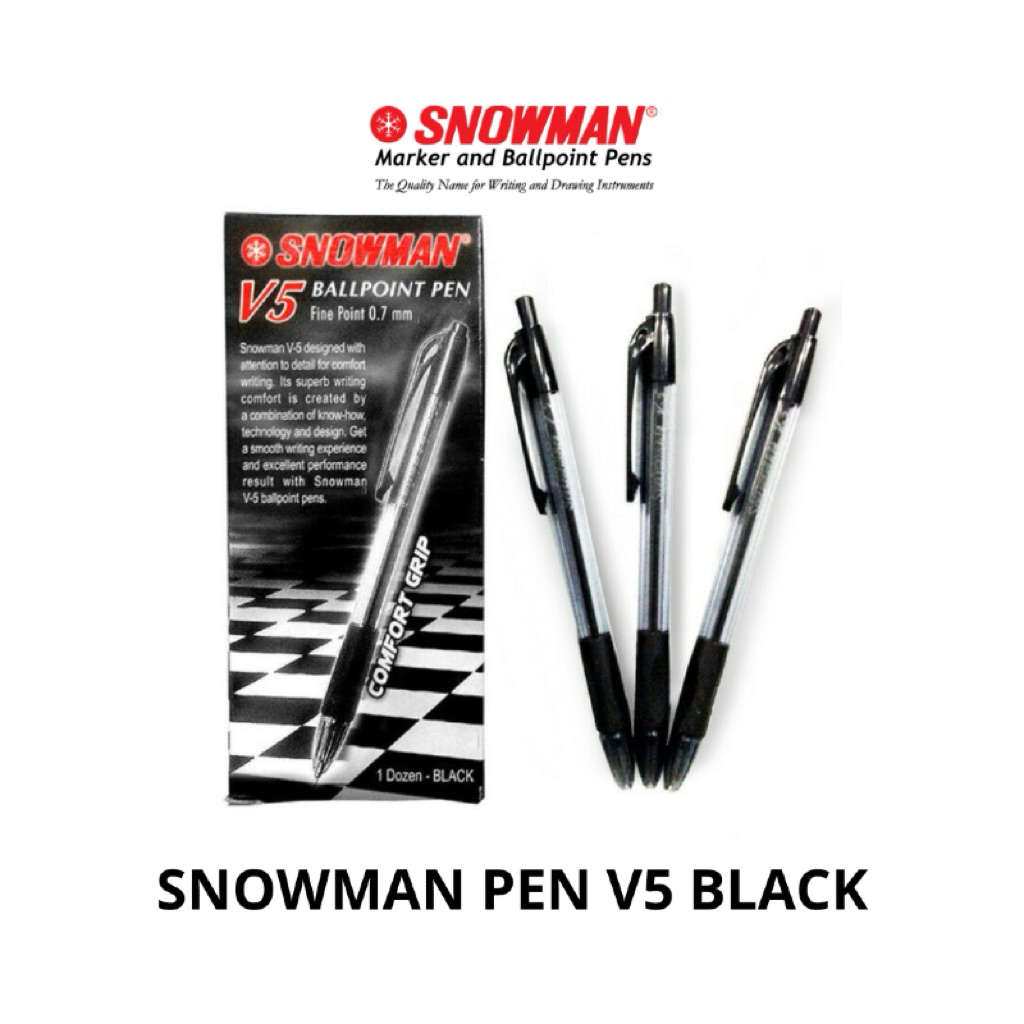 Pulpen Snowman V5 / Lusin