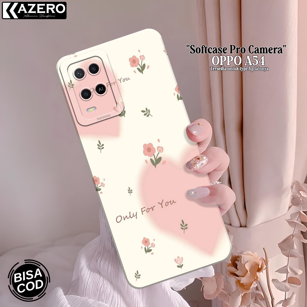 Casing OPPO A54 Fashion Case Aesthetic Softcase OPPO A54 Silikon Pro Camera Case OPPO A54 Kesing OPP
