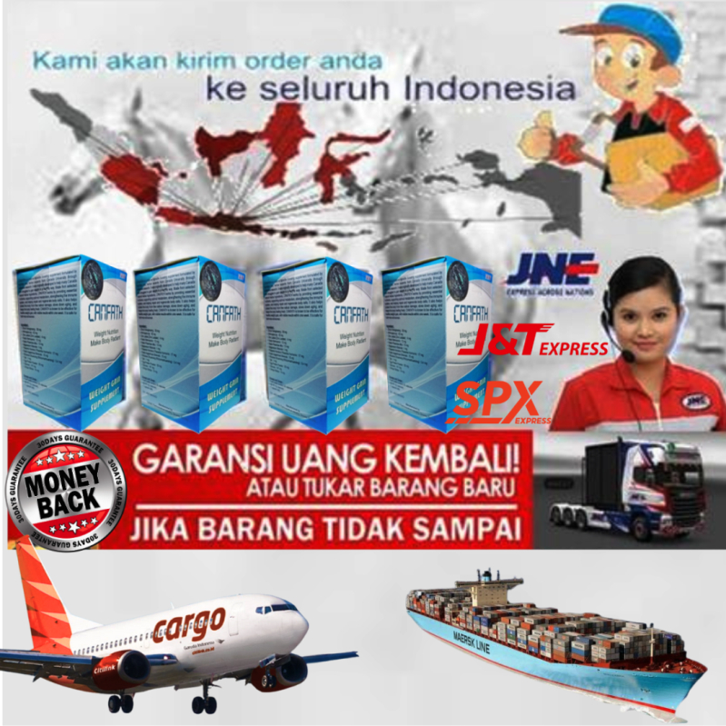 OBAT CANFATH ORIGINAL PENGGEMUK BADAN PERMANEN NATURAL HERBAL ASLI BPOM