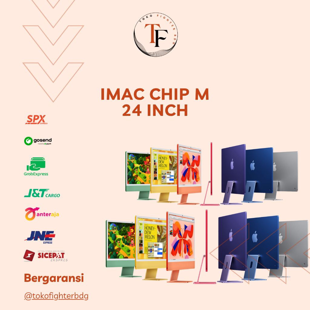 IMAC 2023 CHIP M3 24 INCH RAM 16 SSD 256 SECOND