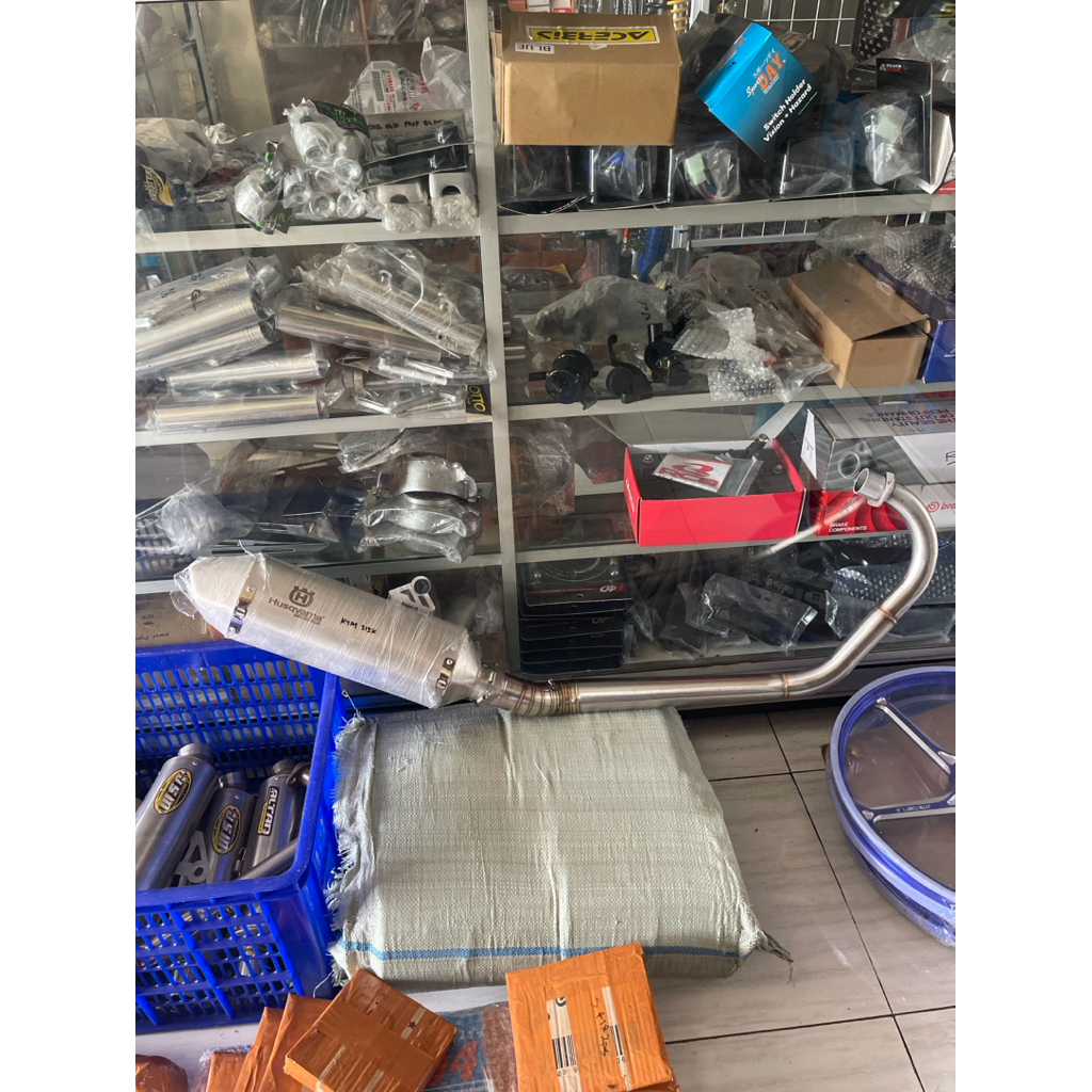 Knalpot pentagon KTM husqvarna pnp CB GL MP Tiger leher 35—38mm