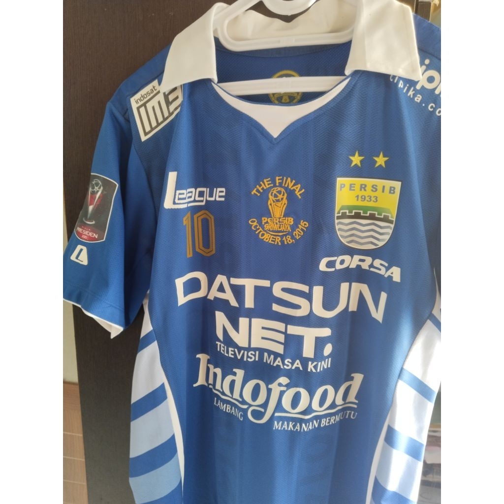 Jersey Home PERSIB 2014 Final Piala Presiden ( Original Player issue )