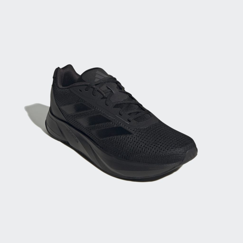 Adidas Duramo SL Full Black Running Shoes Pria Original