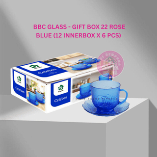 GIFT BOX 22 ROSE BLUE (12 INNERBOX X 6 PCS)
