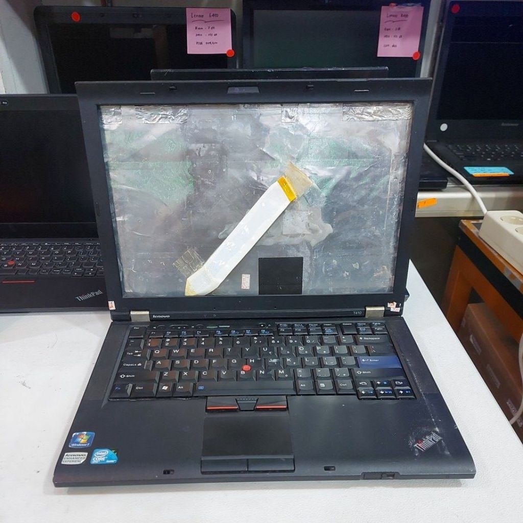 Laptop lenovo thinkpad t410 core i5 mati total tanpa lcd tanpa ram tanpa ssd jual casing dan mesin s