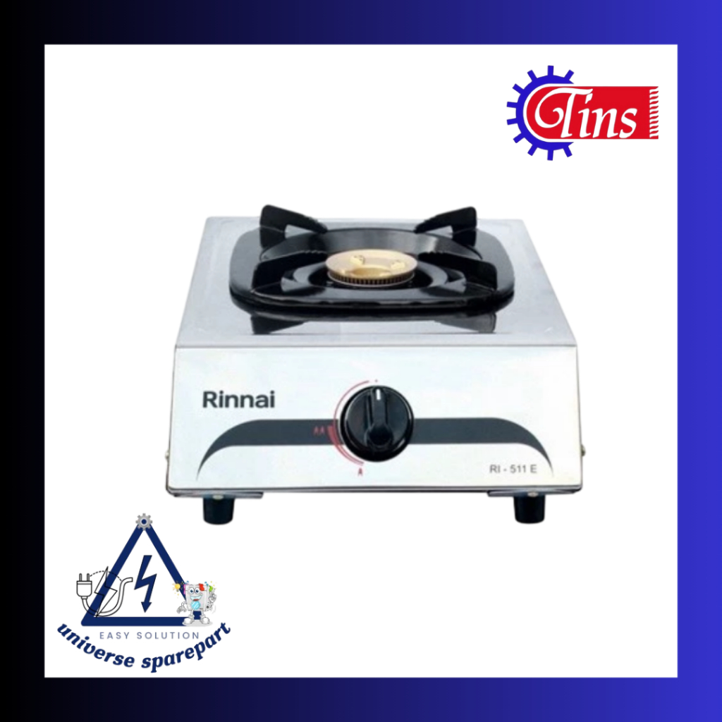 KOMPOR GAS 1 TUNGKU RINNAI 511 E KOMPOR RINNAI 1 TUNGKU KOMPOR GAS