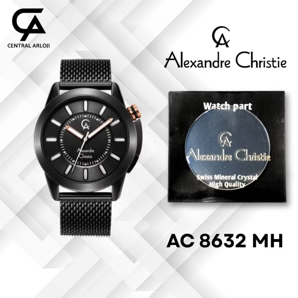 Kaca Jam Tangan Alexandre Christie 8632 MH