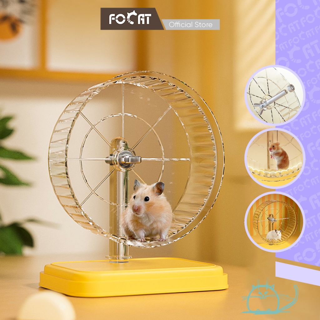 FOCAT Kincir Hamster / Hamster Wheel F12-F20 Jogging Running Wheel Hamster/Mainan Aksesoris Hamster