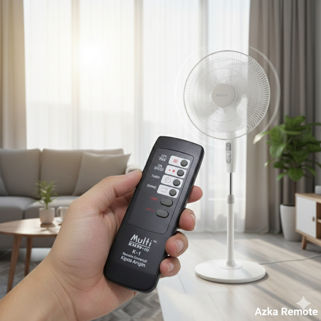 REMOTE REMOT KIPAS ANGIN MIYAKO ARASHI YUNDAI MASPION KDK VYBA PLS