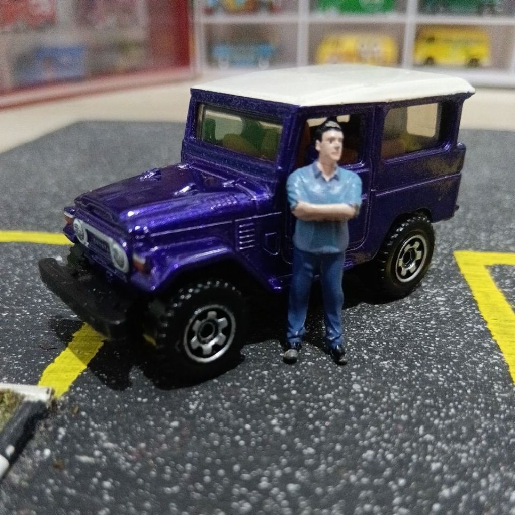 MATCHBOX TLC FJ40 PURPLE