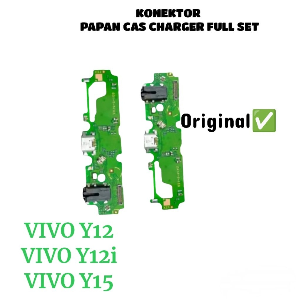 Konektor Papan Cas Charger Fullset HP Vivo Y12 Y12i Y15 Original PCB Board Dock Charging Port Type C