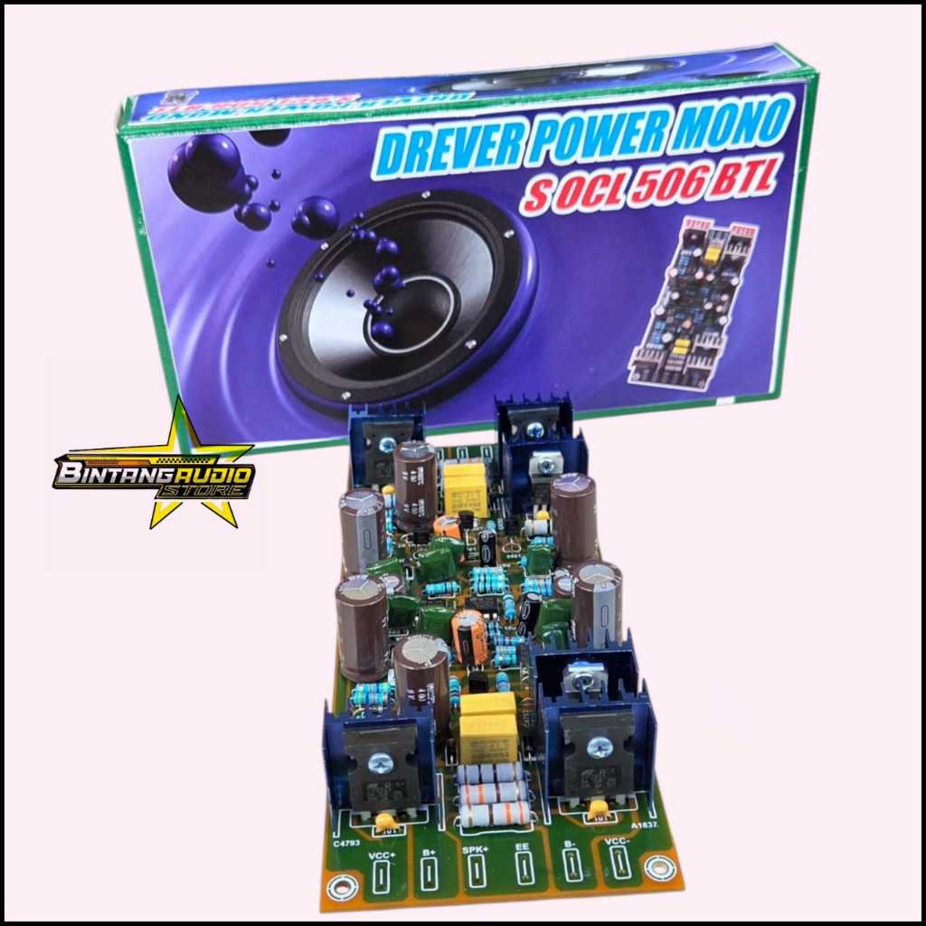 Kit Driver Power Mono Super OCL 506 BTL Bridge / Super OCL 506 BTL Suara Mantap Low Sub