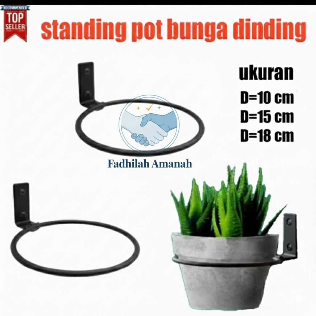Standing pot bunga dinding | standing pot tempel dinding Hemat tempat