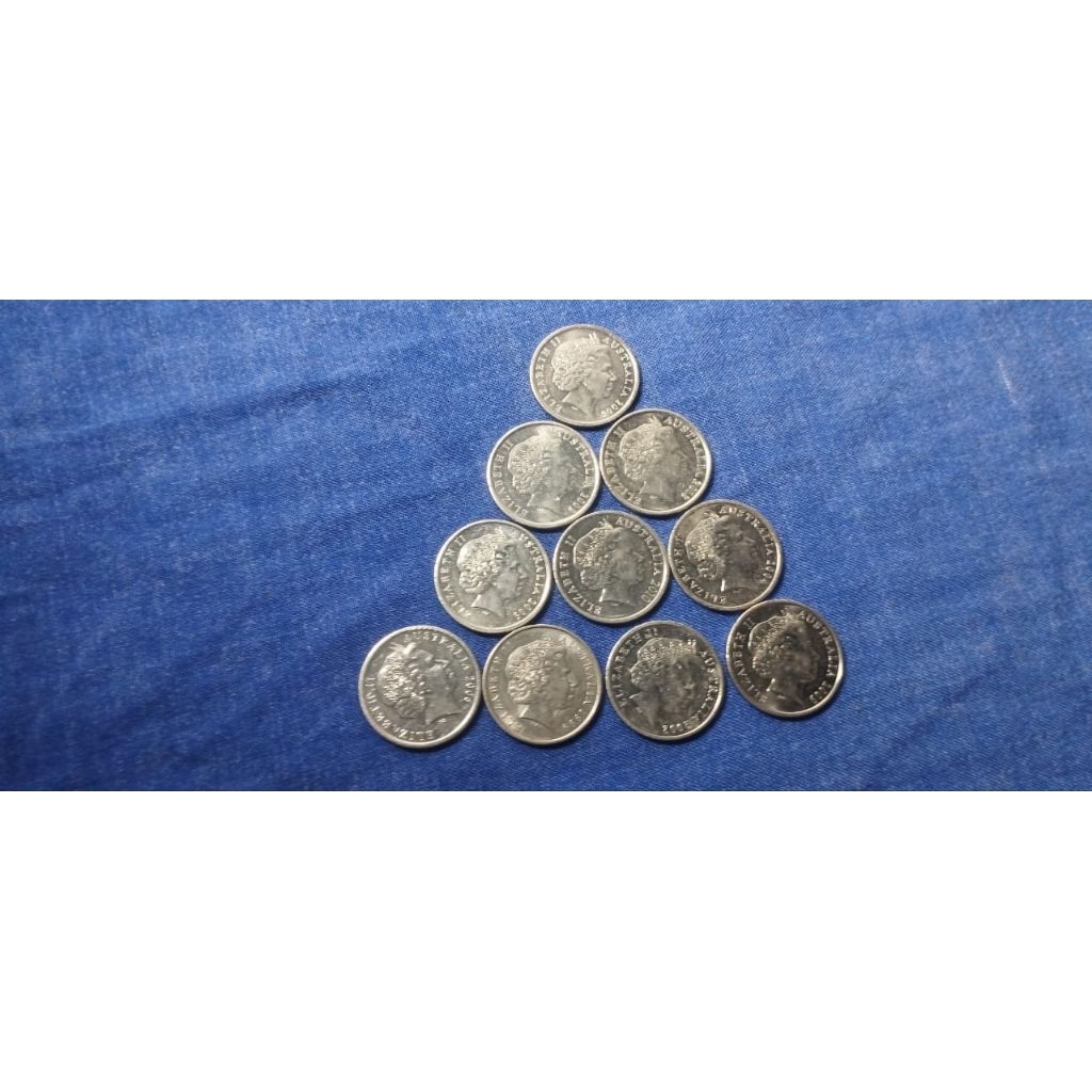 KOIN 5 CENT AUSTRALIA ANEKA TAHUN