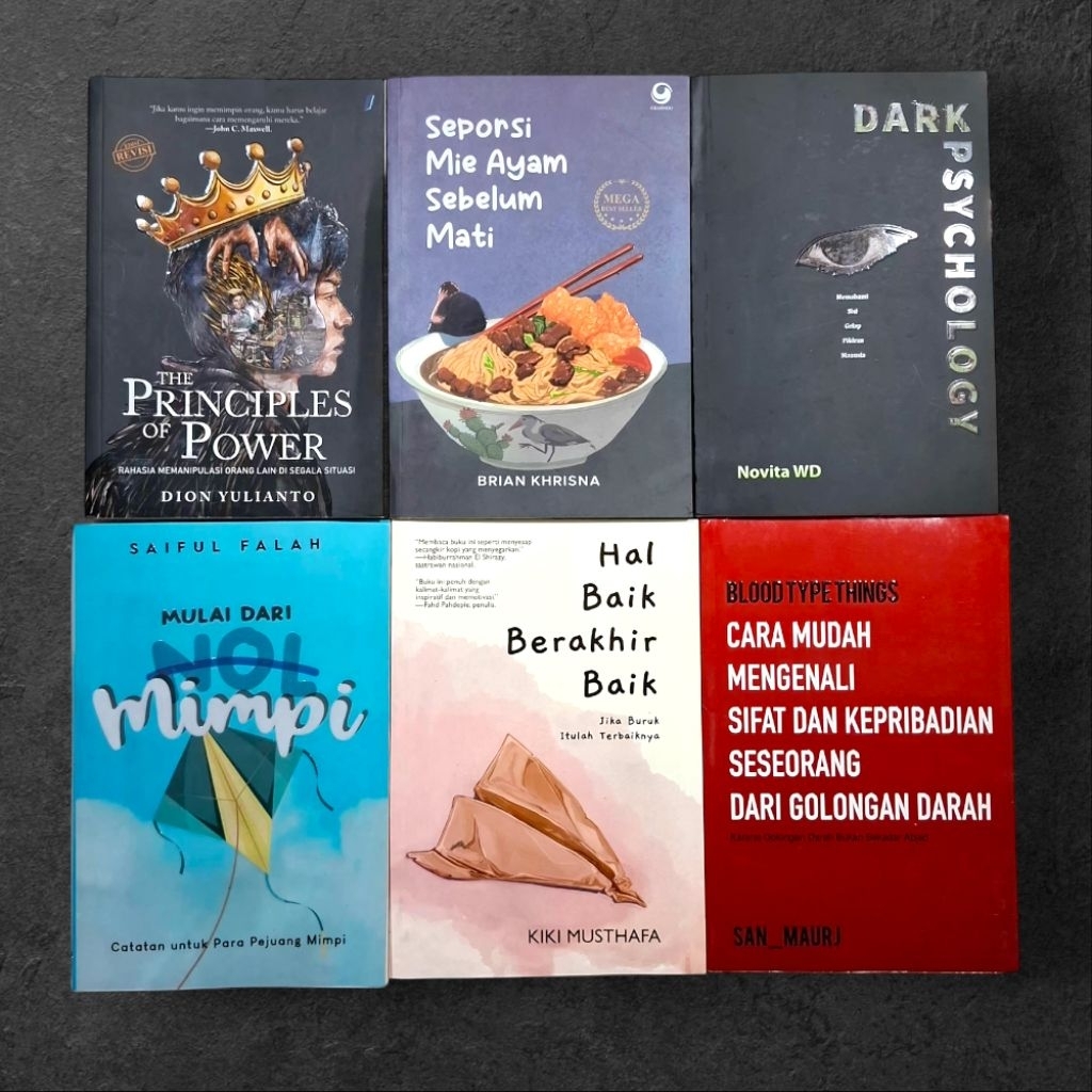 BUKU MOTIVASI / PENGEMBANGAN DIRI / BISNIS / PSIKOLOGI