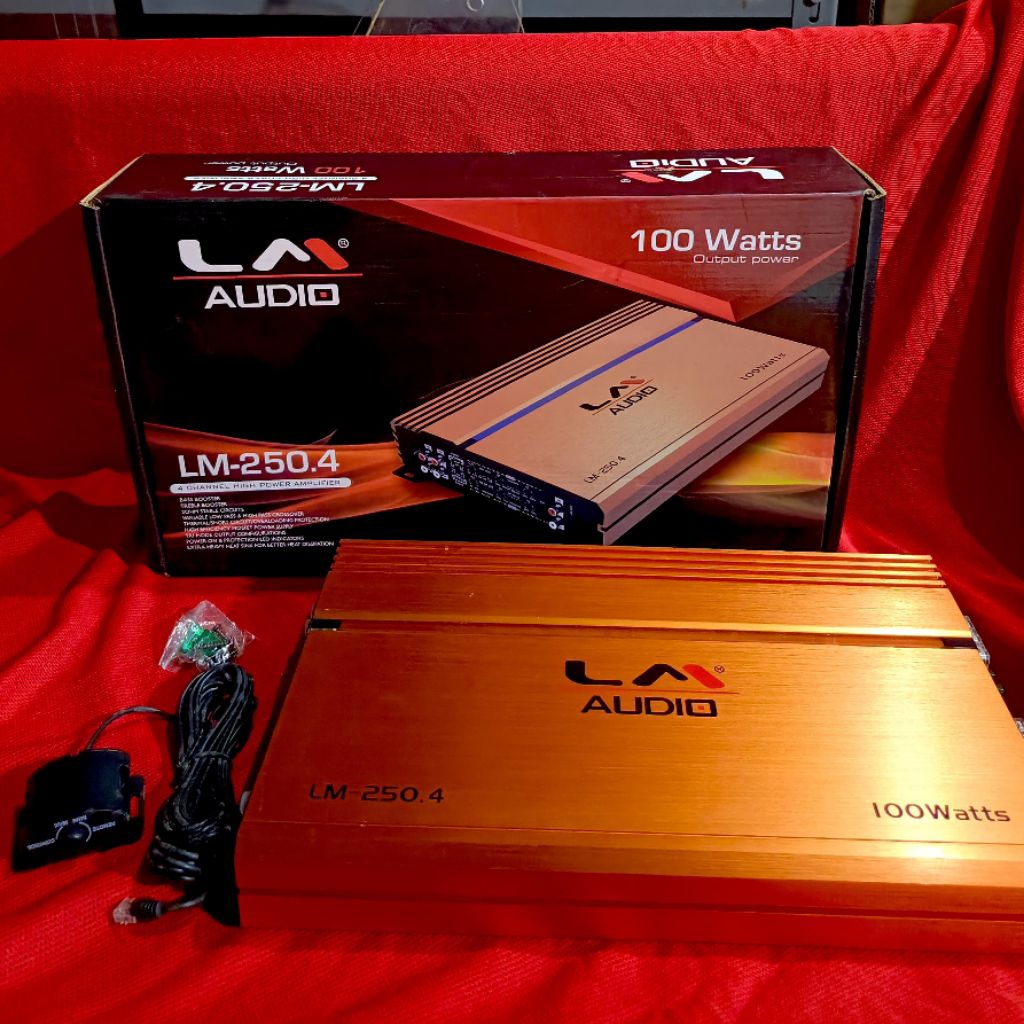 Power amplifier LM AUDIO LM-250.4 / amplifier 4chanel