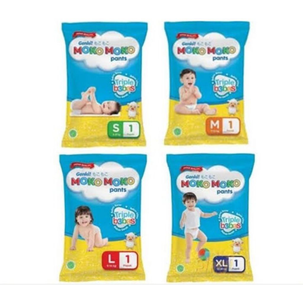 Moko Moko Pants Renceng isi 6 Pcs