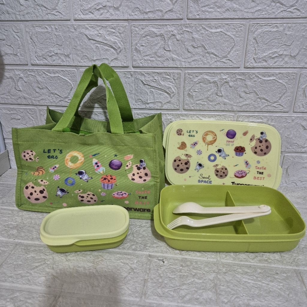 Kiddos lunch set tempat makan anak Tupperware