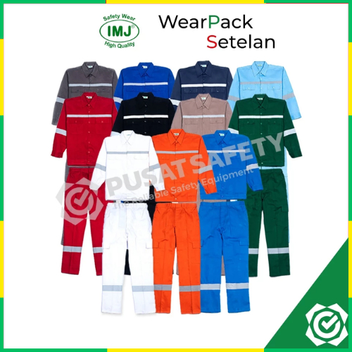 Wearpack Safety Setelan Jumbo Baju Celana Proyek IMJ