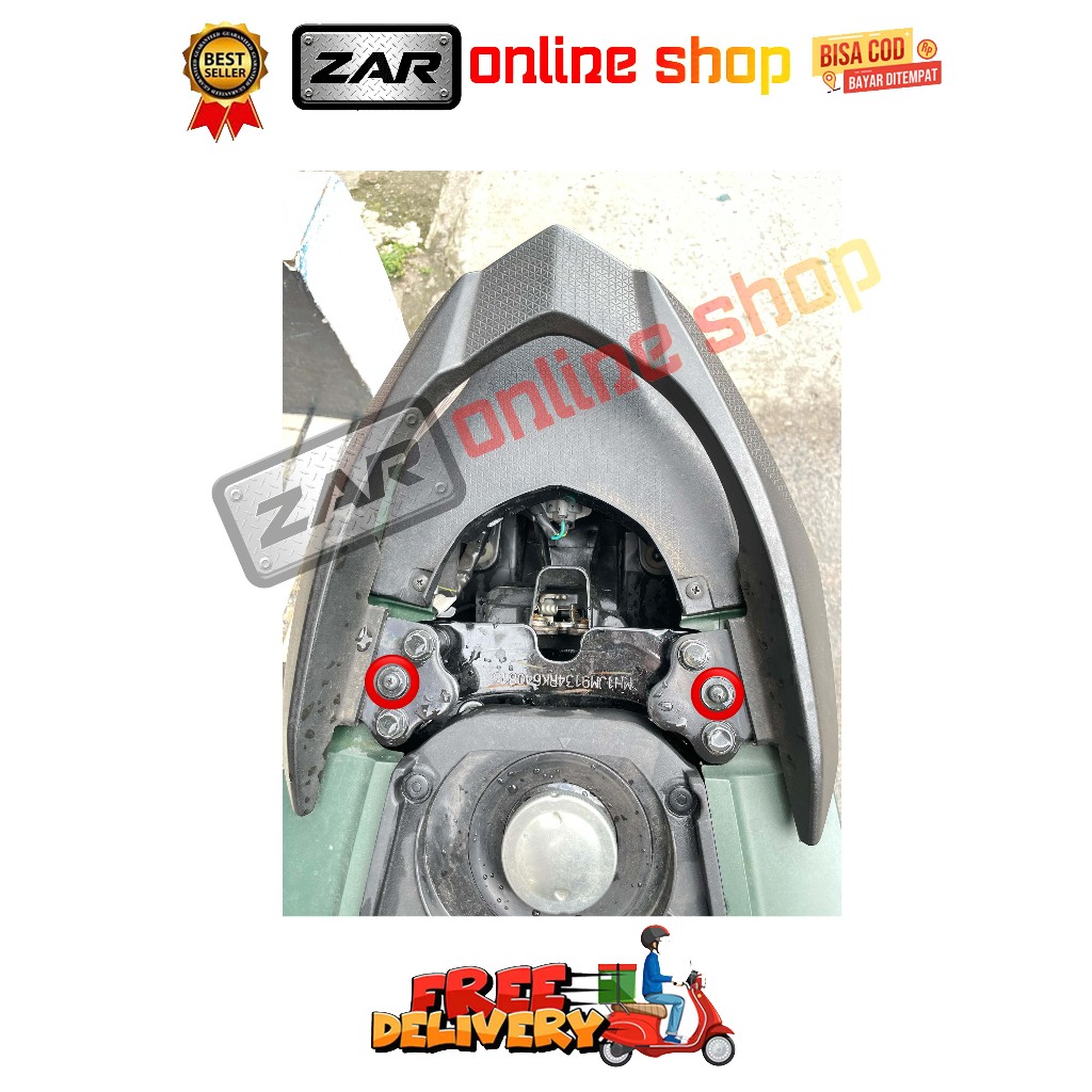 BAUT BODY SAMPING ( 2 BAUT ) MODEL SLASH GENIO BEAT DELUXE SCOOPY STREET NEW PRESTIGE TAHUN 2018 - 2