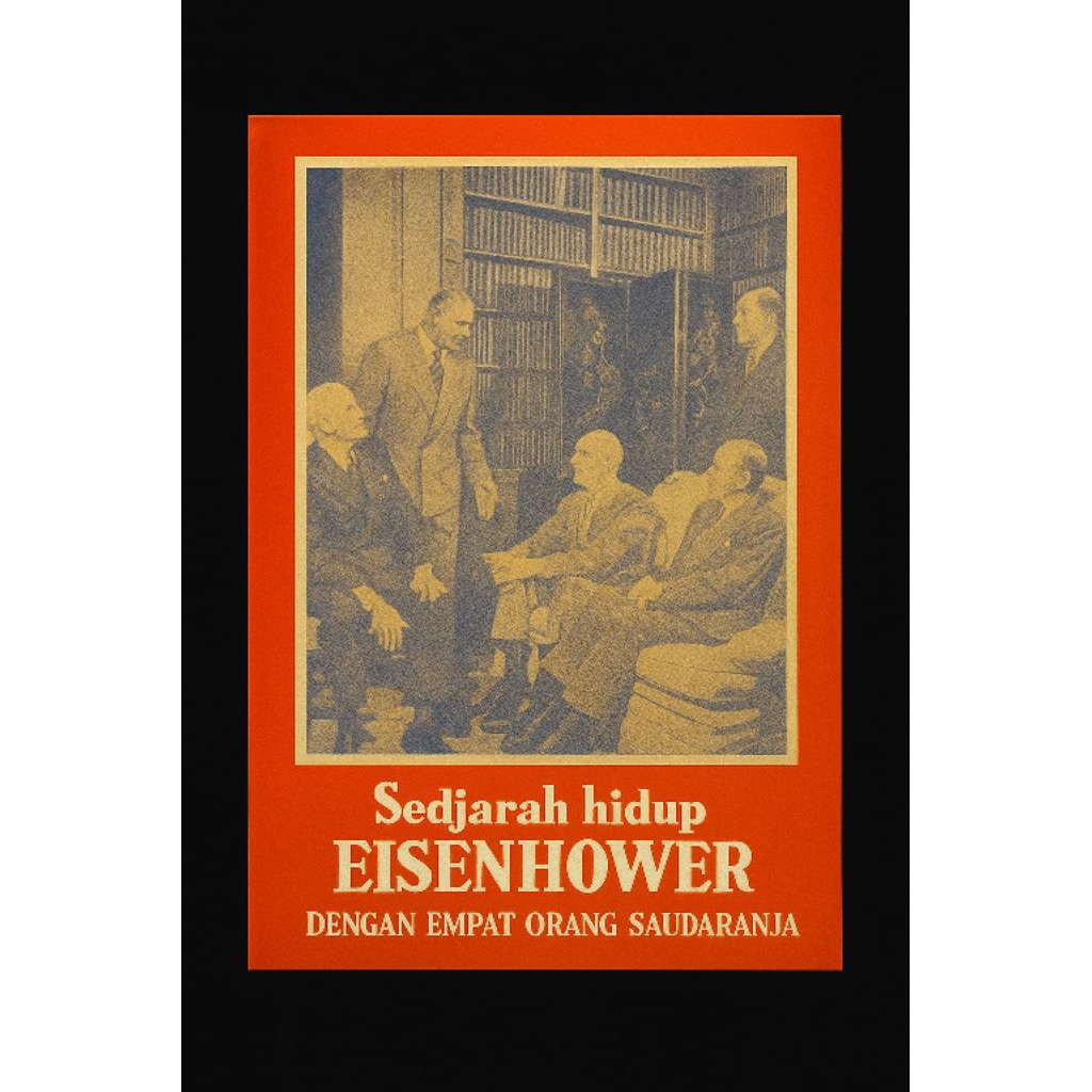 Buku jadul SEDJARAH HIDUP EISENHOWER DAN 4 SAUDARANJA 1950an