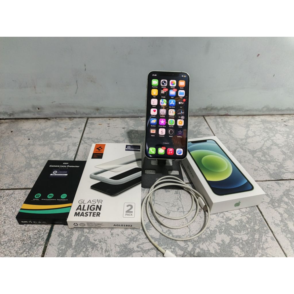 IBOX APPLE IPHONE 12 128gb FULL ORIGINAL SECOND LIKE NEW ADA BONUS