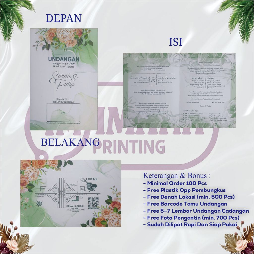 UNDANGAN PERNIKAHAN ERBA 2315 SIAP PAKAI