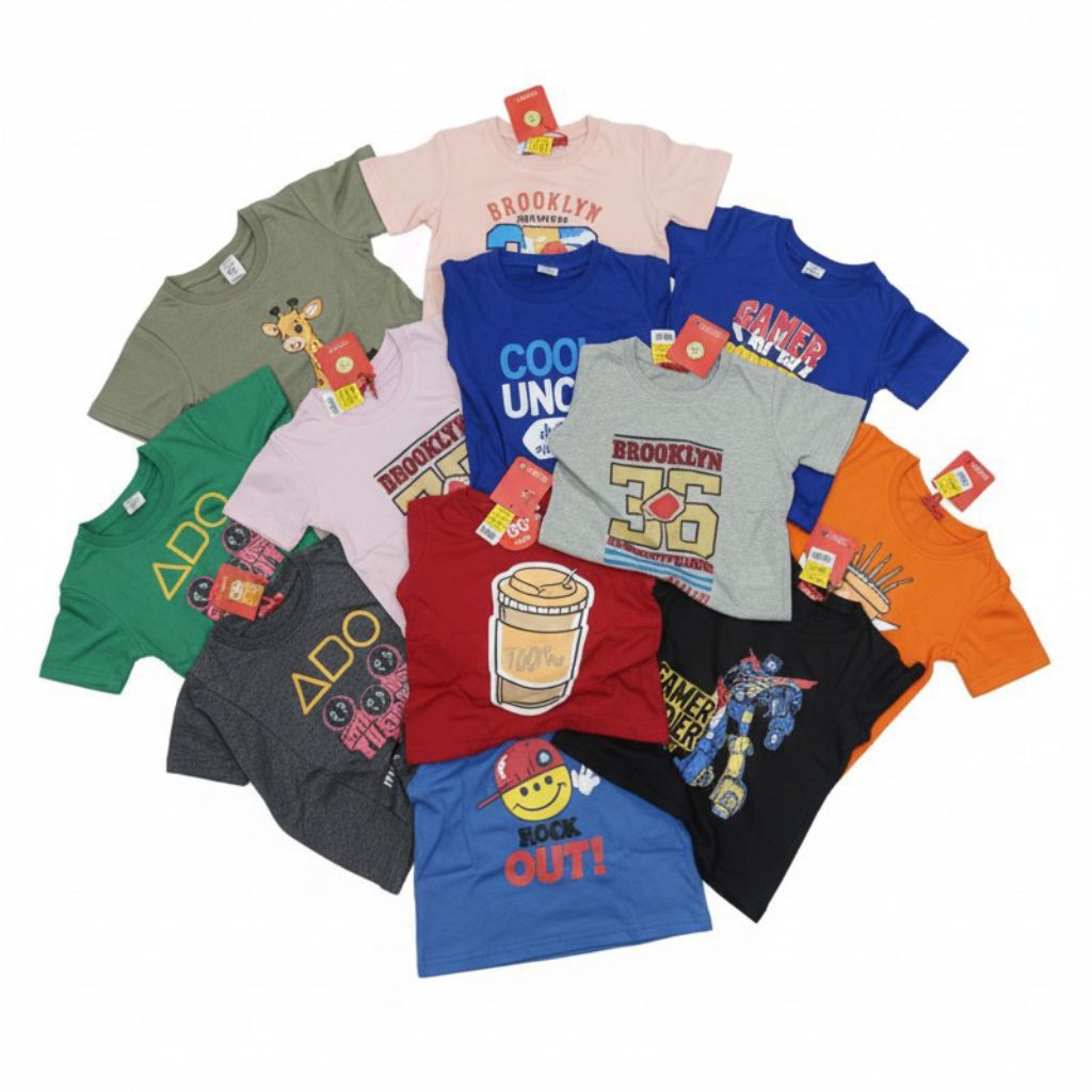 SUPER R TWO BOTTONS AR89BABY Kaos Atasan Anak Brand Ramayana