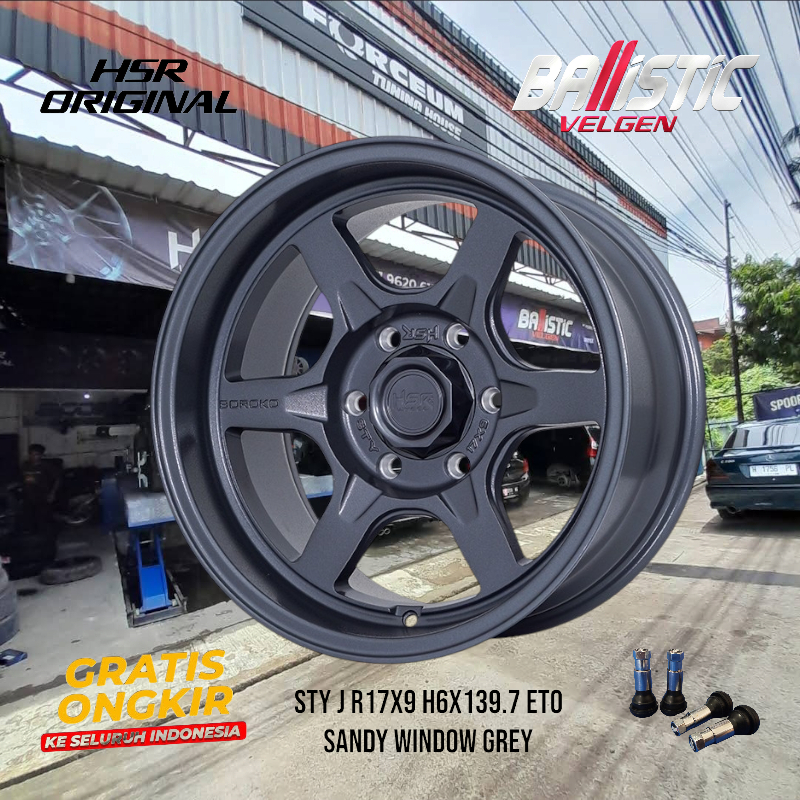 Velg mobil PAJERO, FORTUNER, HILUX, TRITON, PANTHER ring 17 HSR STY R17 bronze lubang 6 free ongkir