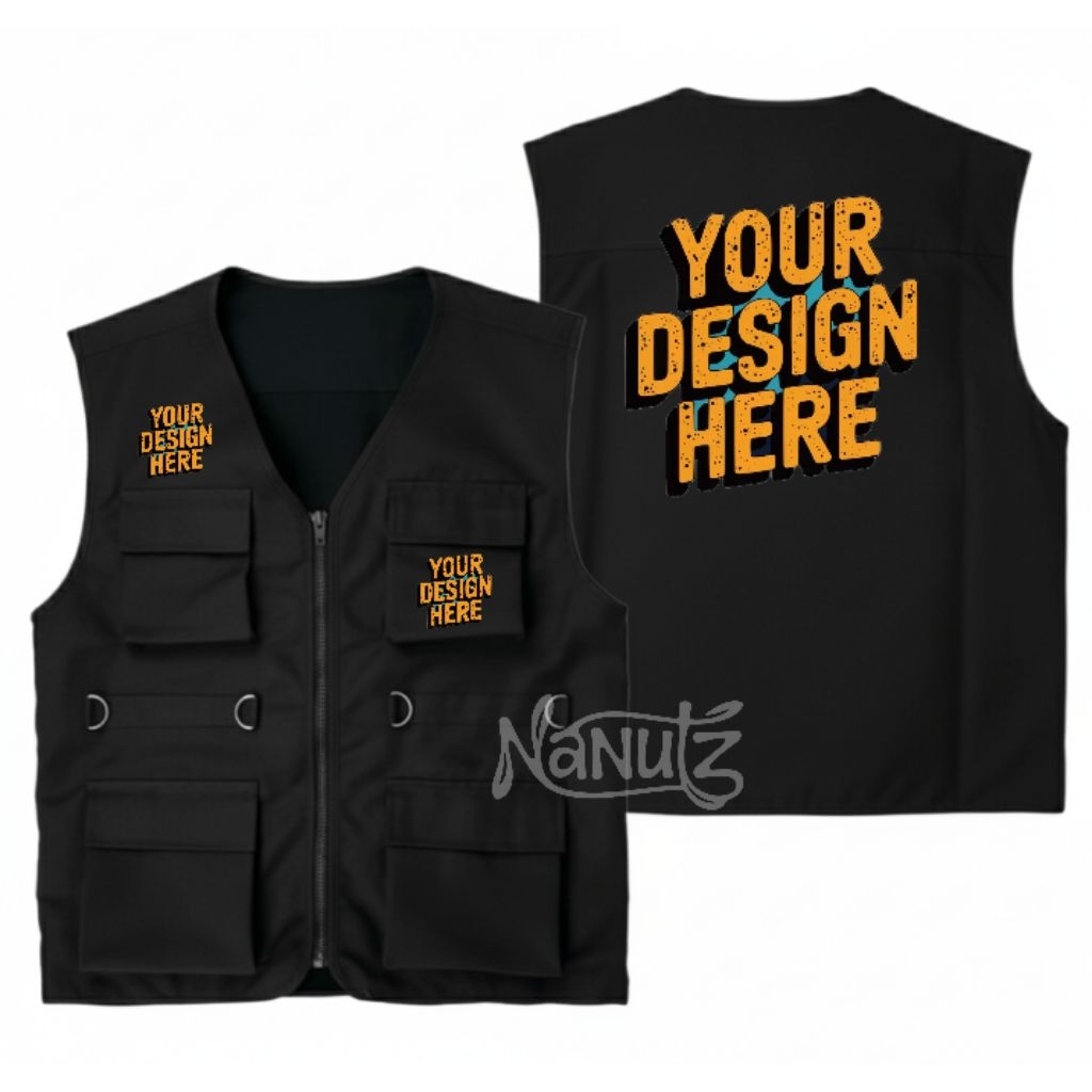 Vest Rompi Tactical Custom Sablon