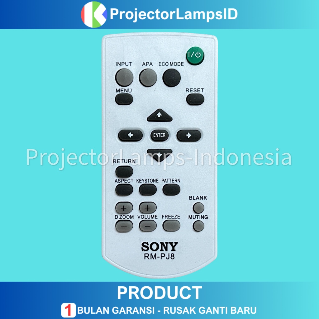 Remote Remot Projector Proyektor Sony VPL-DX100 VPL-DX102 VPL-DX111 VPL-DX120 VPL-DW120 VPL-DX122 VP