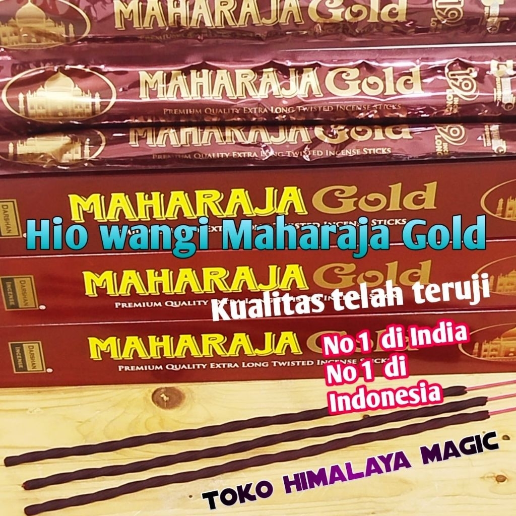 Maharaja Gold 3 Batang 1 Biox isi 12 Bungkus
