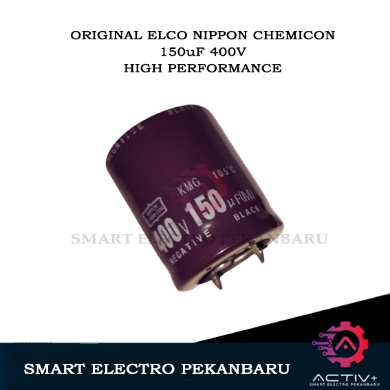 ORIGINAL ELCO 150uF 400V NIPPON CHEMICON CAPACITOR Elko Kapasitor 150 uF 400Volt 100 UF 400V 400 450